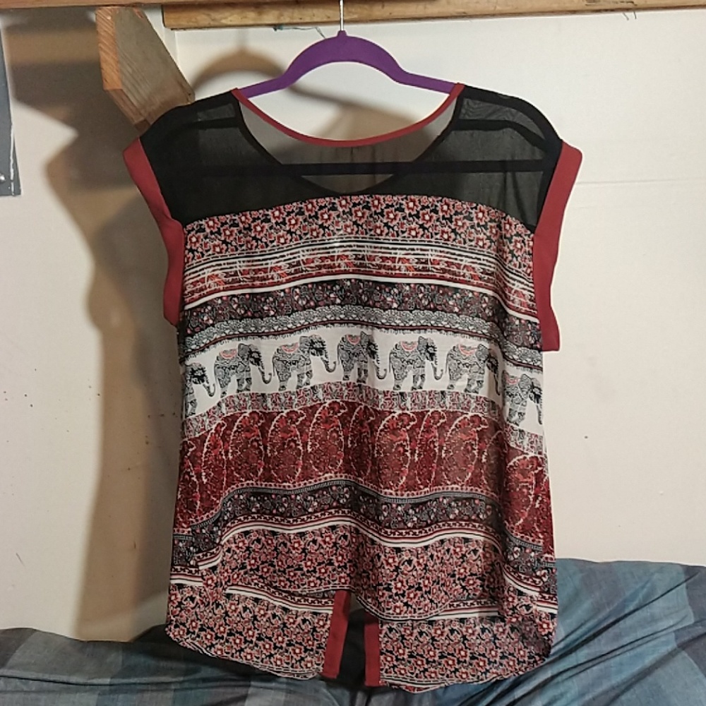 Elephant Flowy Shirt